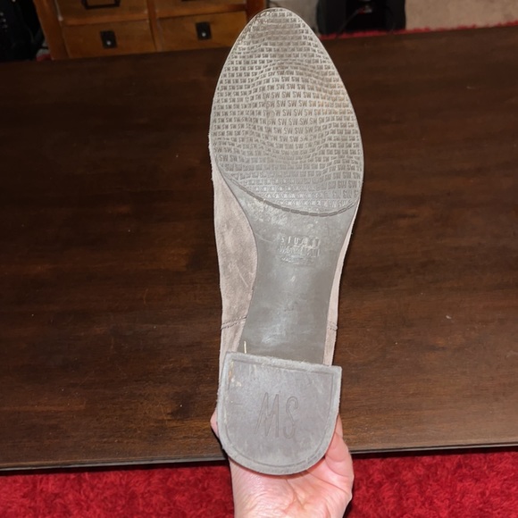 Stuart Weitzman taupe suede heeled boots 💗 - Picture 5 of 6